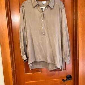 Sundance Silk Tan Blouse